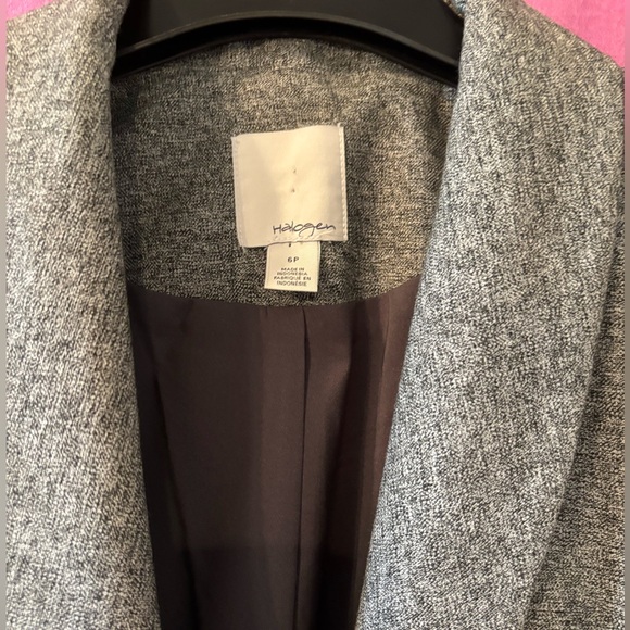 NWT Halogen Gray Blazer Structured Modern Fit Size 6p - Picture 2 of 9